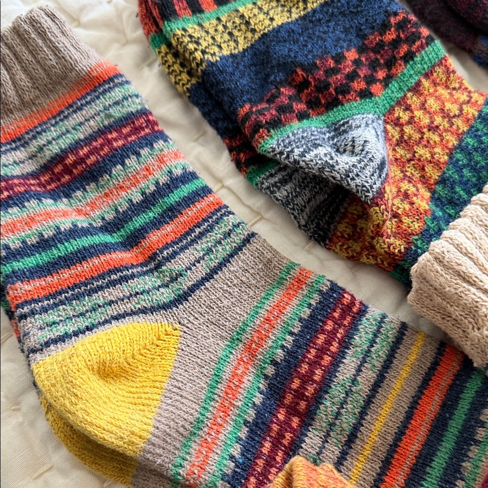 Colorful Women's Patterned Socks Set - Picture 4 of 6